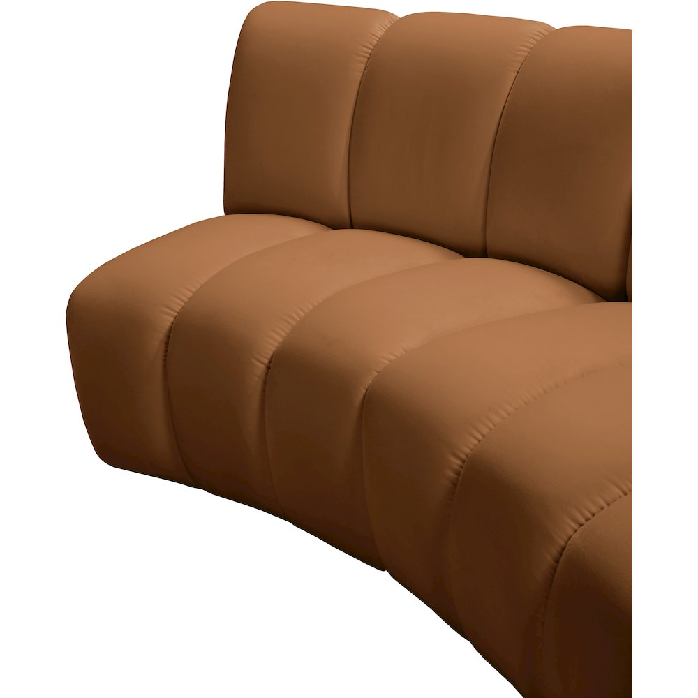 Infinity Saddle Velvet 12pc. Modular Sectional