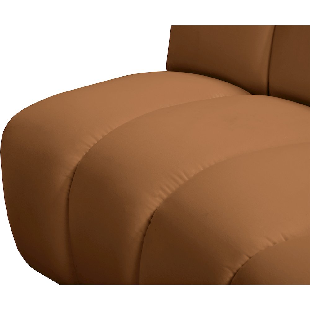 Infinity Saddle Velvet 5pc. Modular Sectional