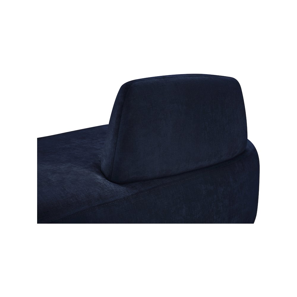 Argyle Navy Chenille Fabric Chaise/Loveseat