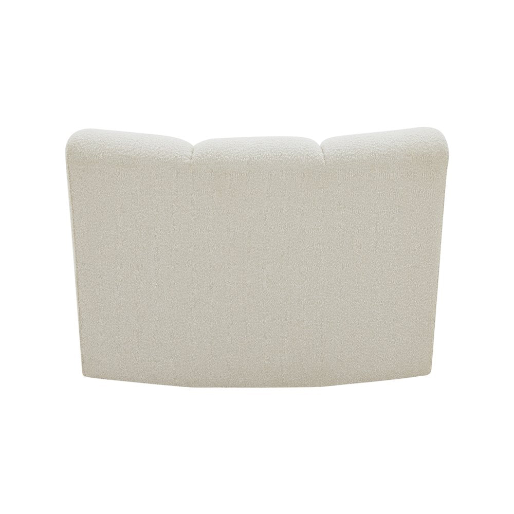 Infinity Cream Boucle Fabric Modular Chair
