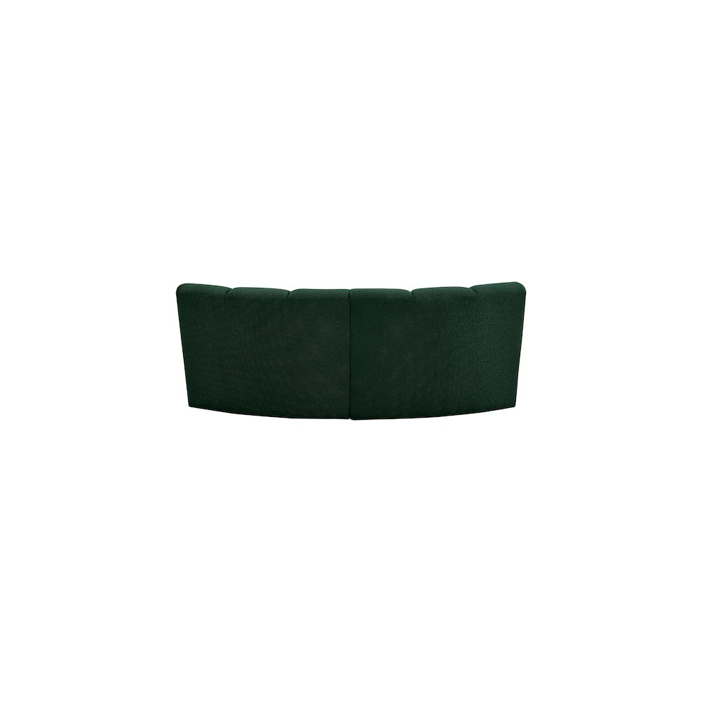 Infinity Green Boucle Fabric 2pc. Modular Sectional