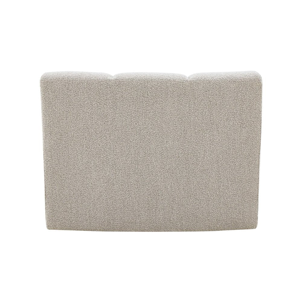 Infinity Brown Boucle Fabric Modular Chair