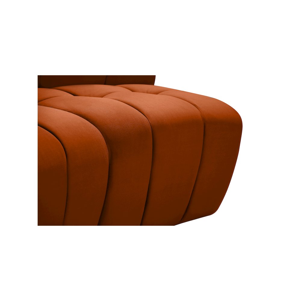 Limitless Cognac Velvet 6pc. Modular Sectional