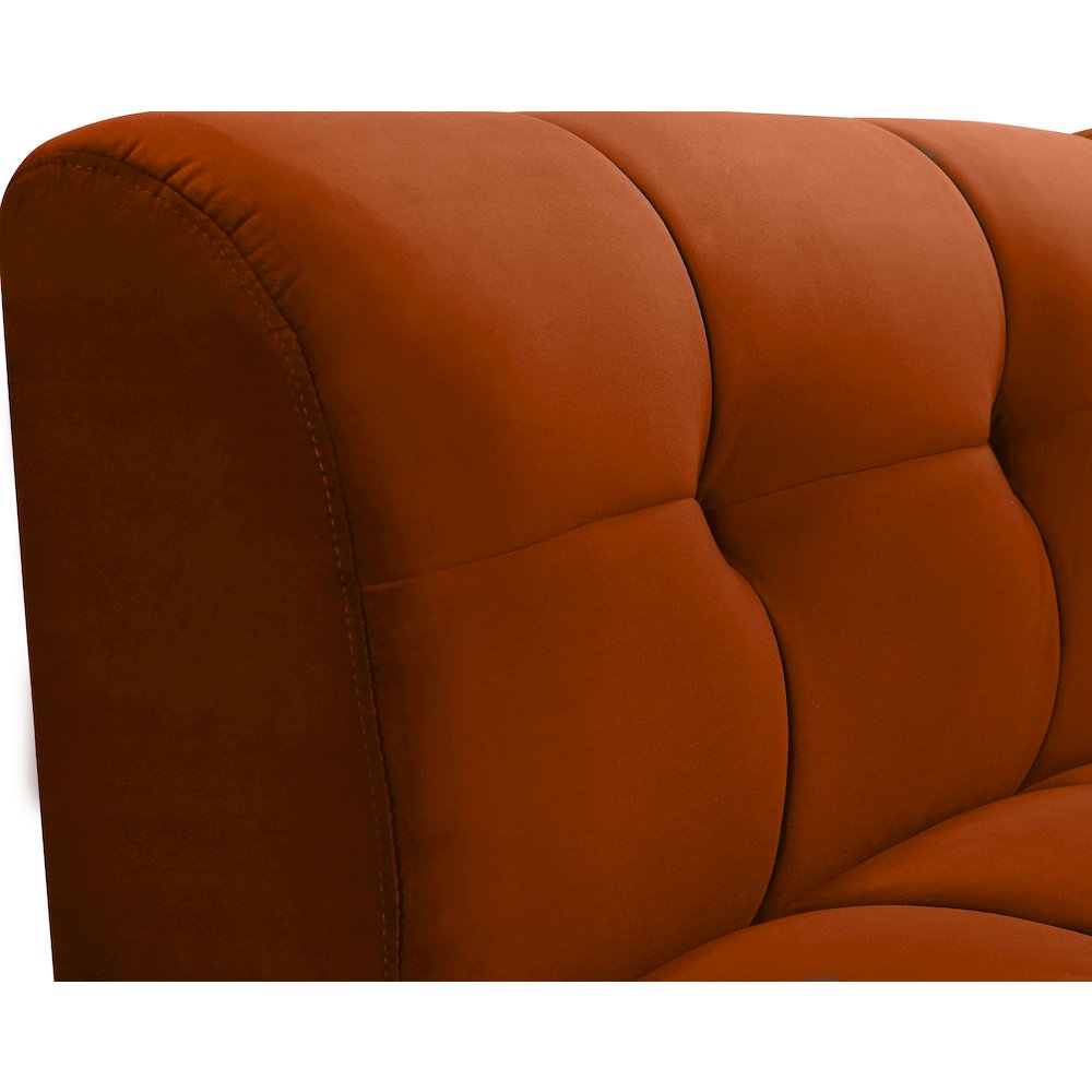 Limitless Cognac Velvet Modular Chair