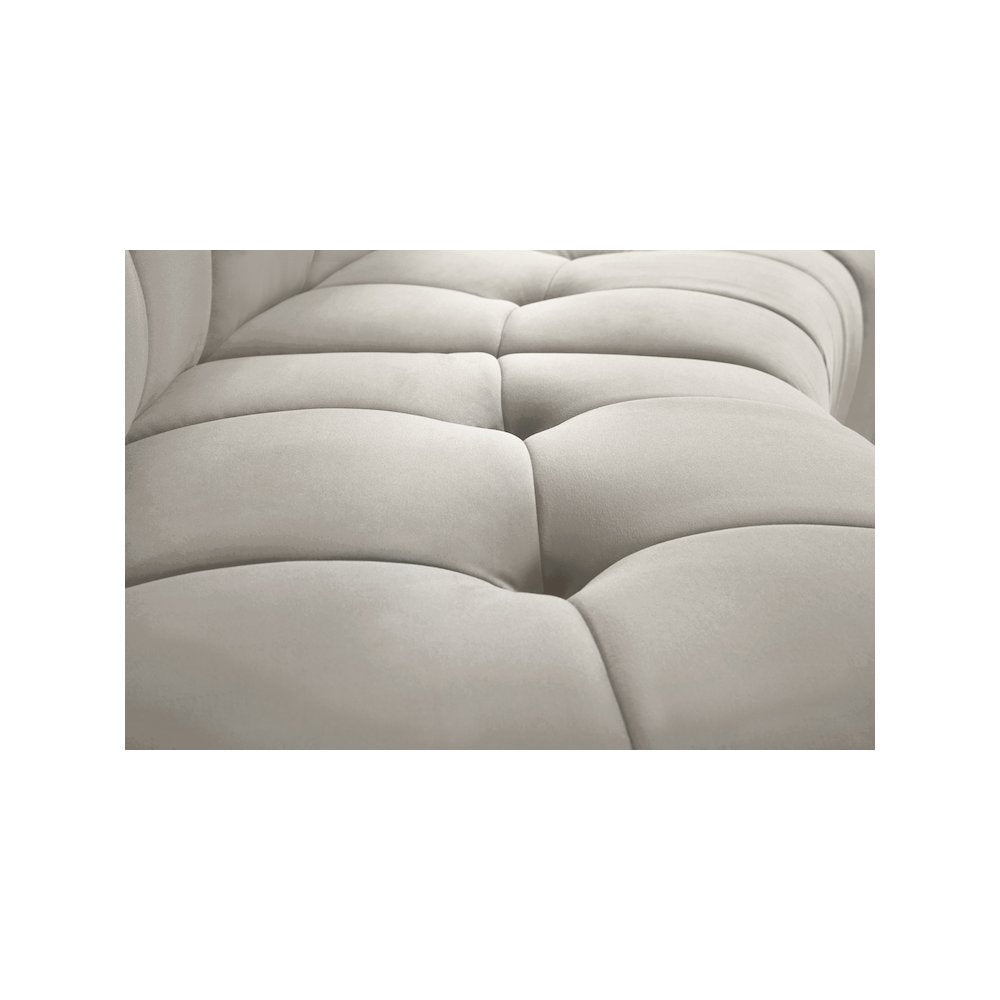 Limitless Cream Velvet 9pc. Modular Sectional