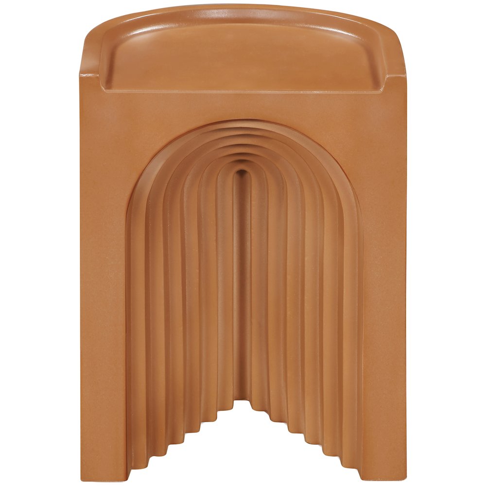 Avenda Terracotta Concrete Indoor/Outdoor End Table