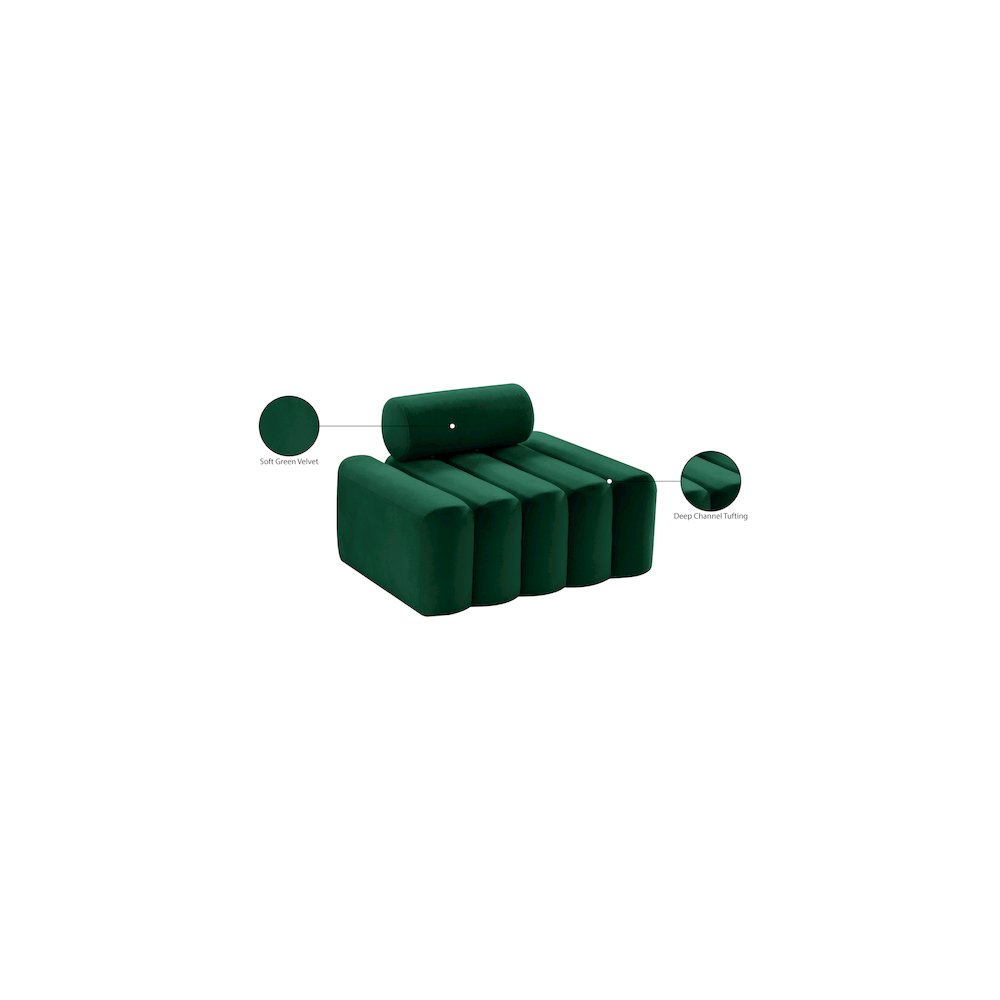 Melody Green Velvet Chair
