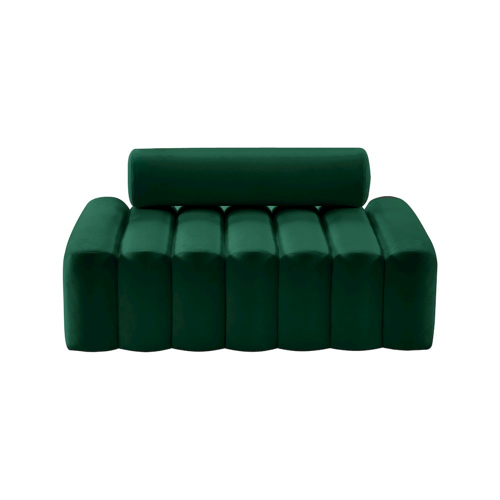 Melody Green Velvet Loveseat