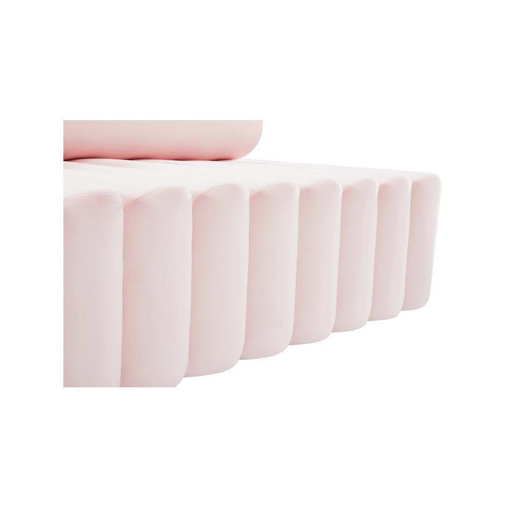 Melody Pink Velvet Loveseat