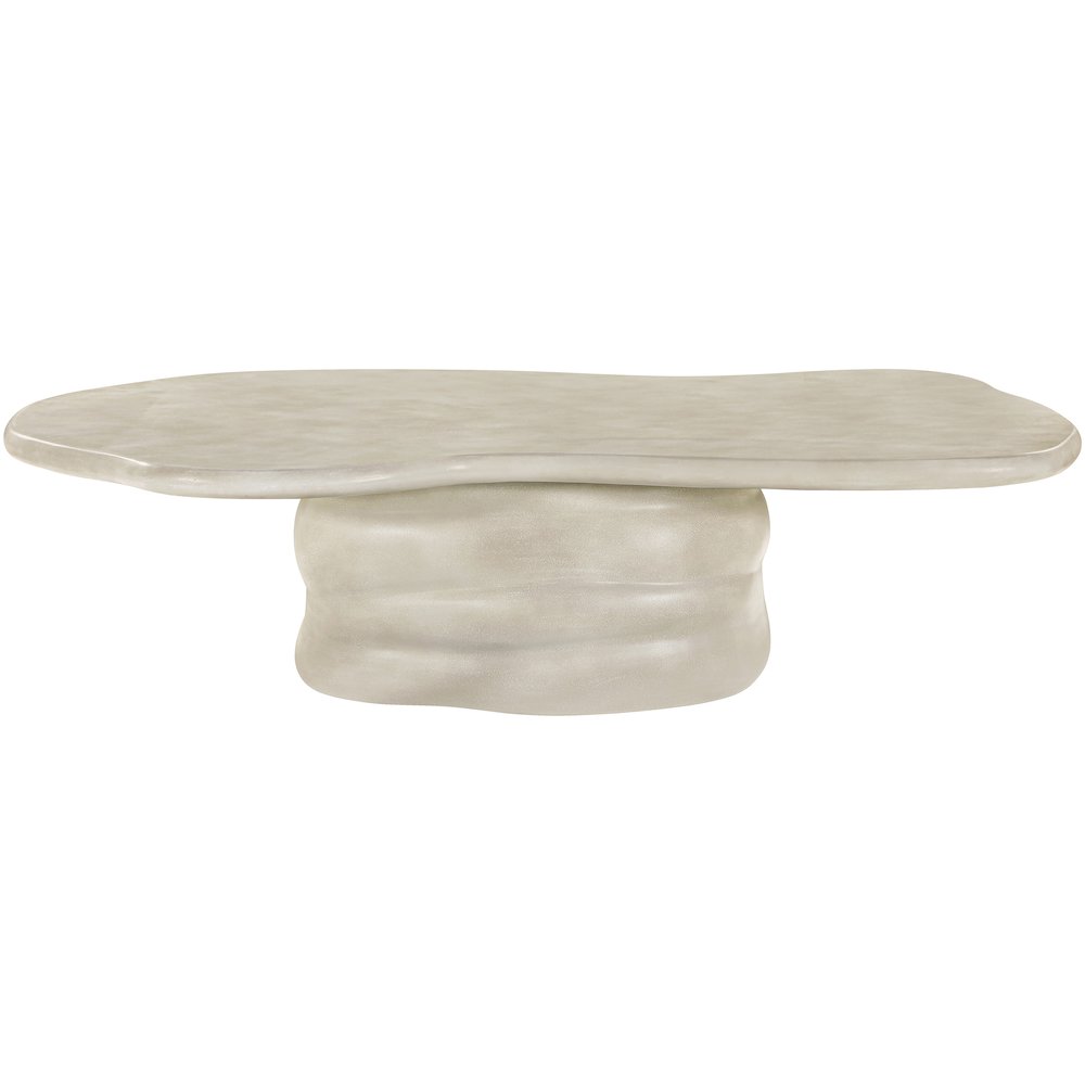 Branna Beige Concrete Indoor/Outdoor Coffee Table