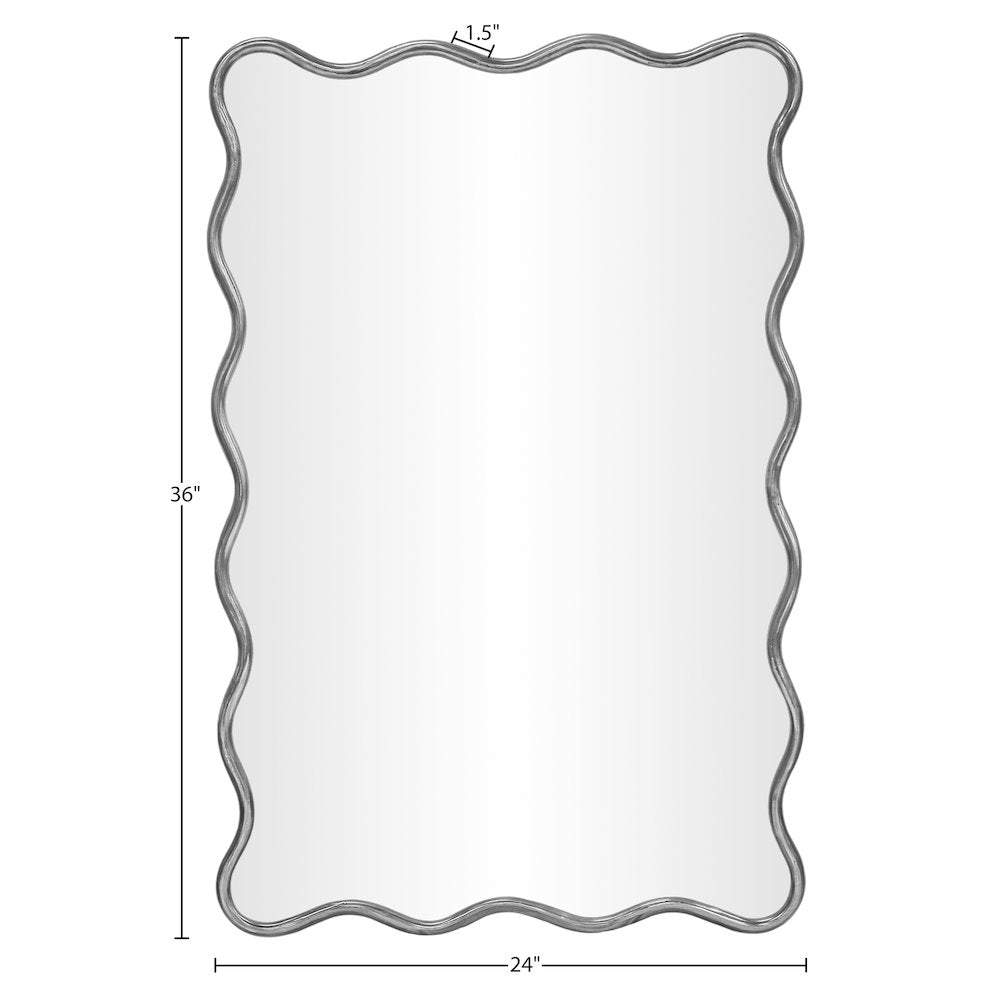 Foundry Silver Iron Mirror