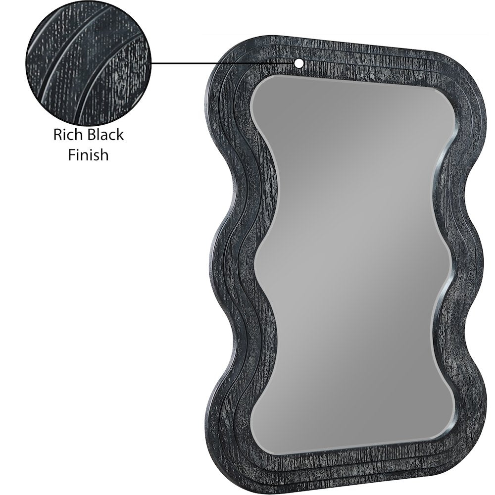 Bellagio Black Oak Veneer Mirror