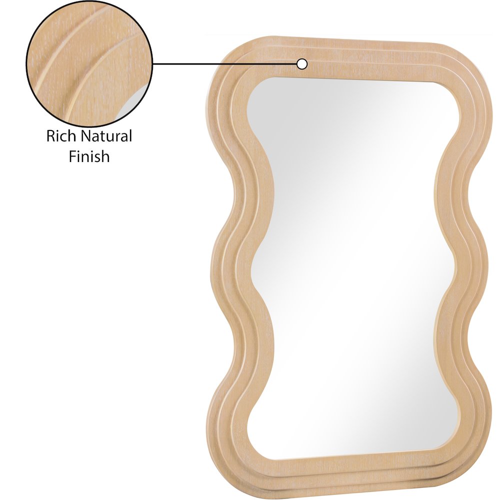 Bellagio Natural Oak Veneer Mirror