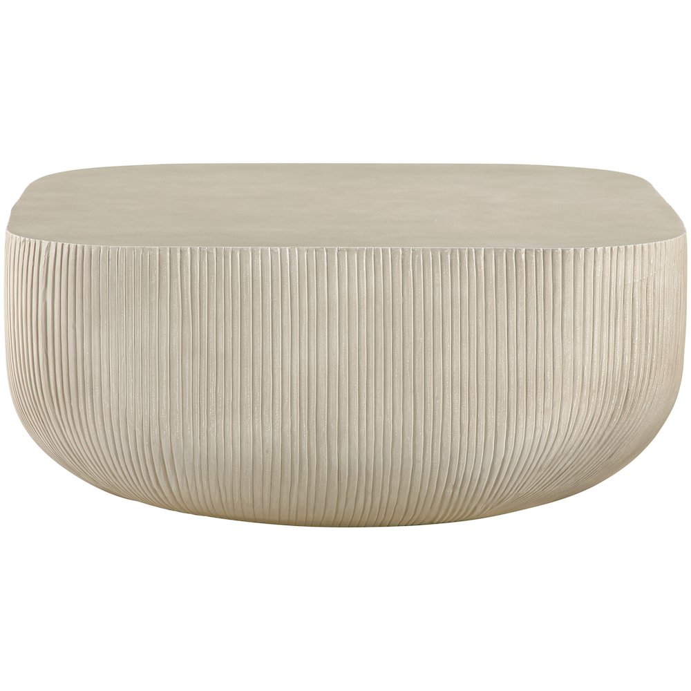 Sonara Beige Concrete Indoor/Outdoor Coffee Table