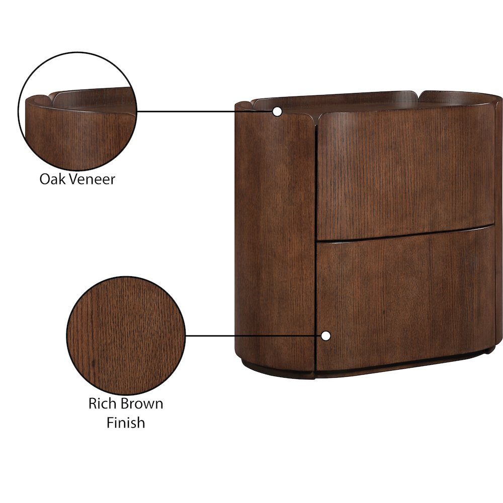 Everett Brown Night Stand