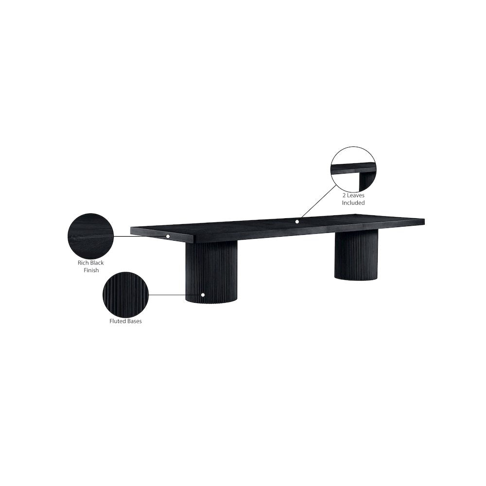 Belinda Black Dining Table