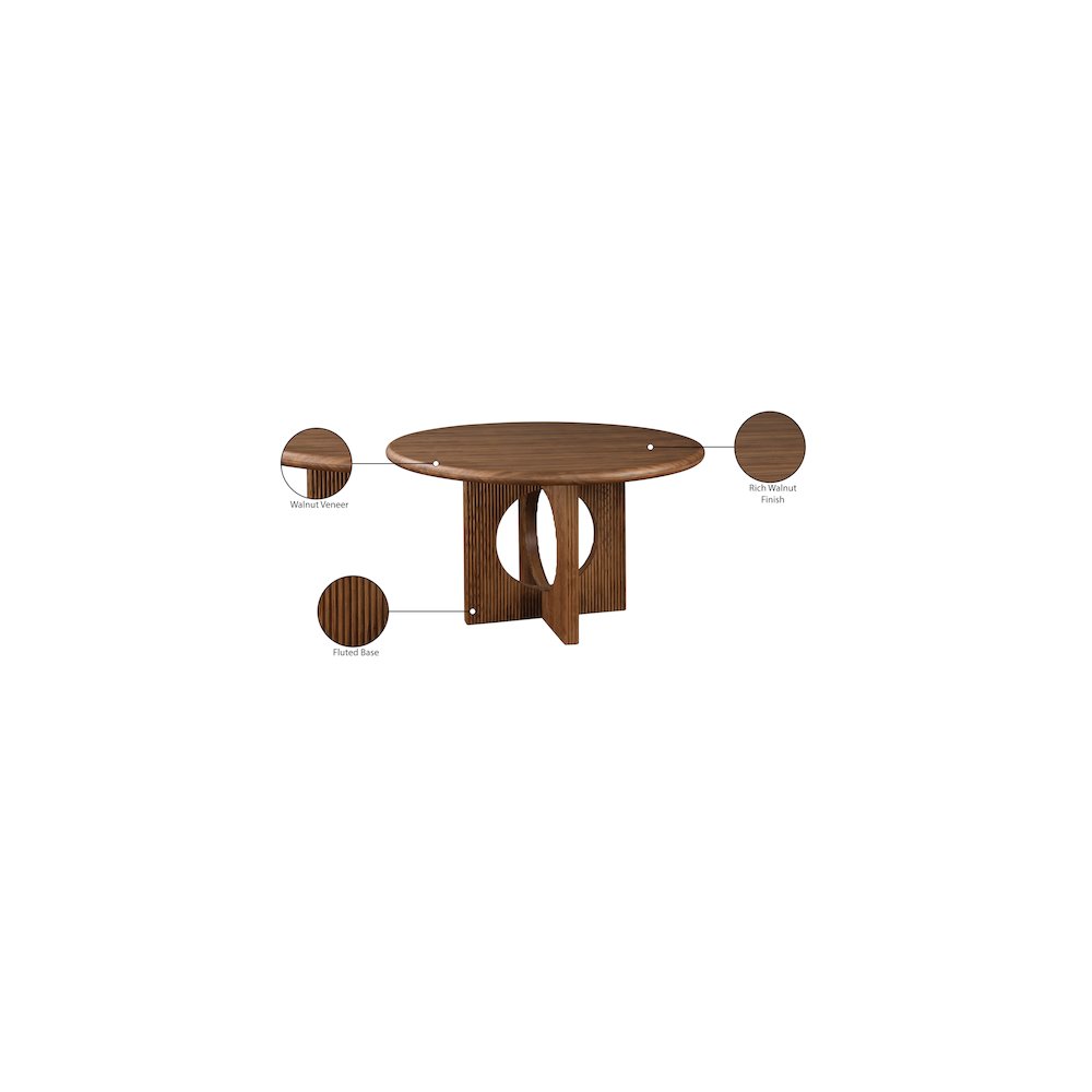 Rivas Walnut Dining Table