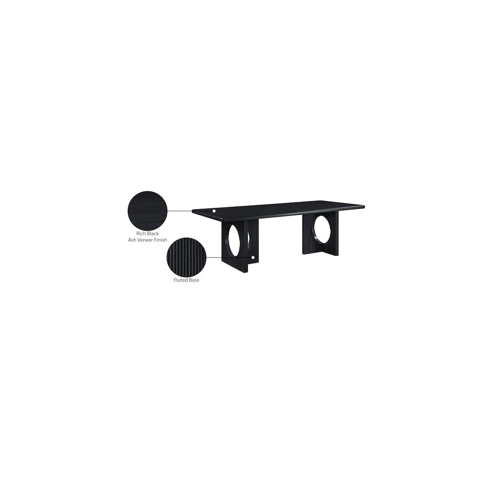 Rivas Black Dining Table