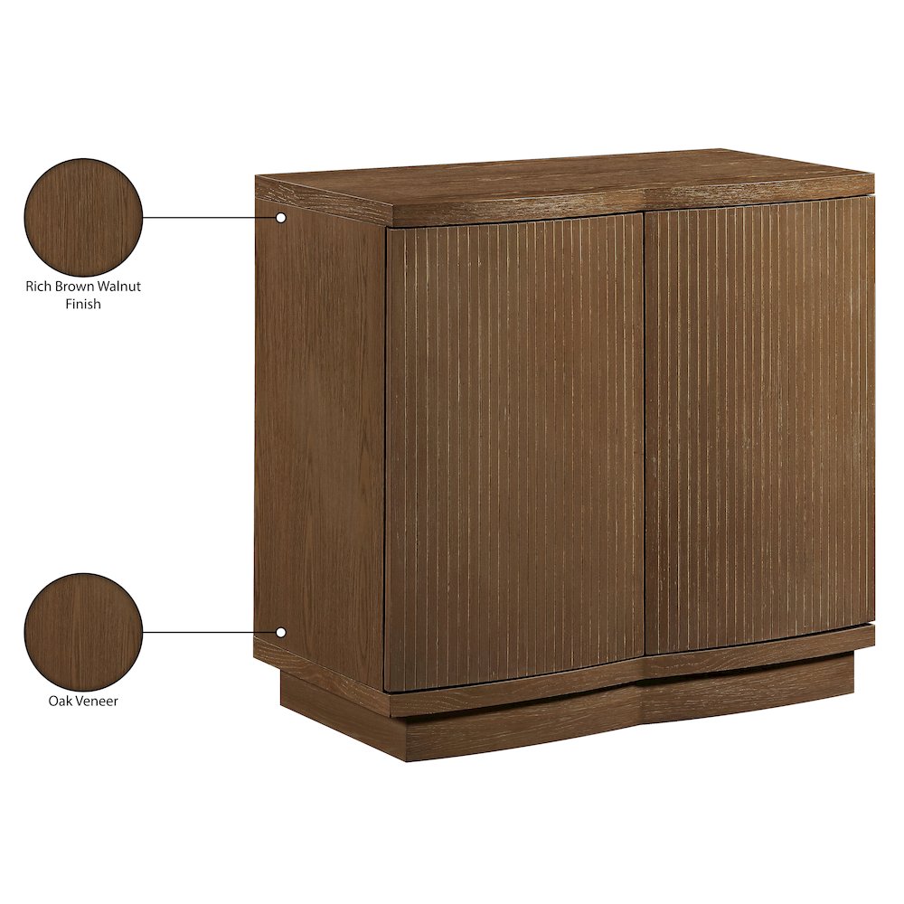 Aveline Brown Oak Veneer Sideboard/Buffet