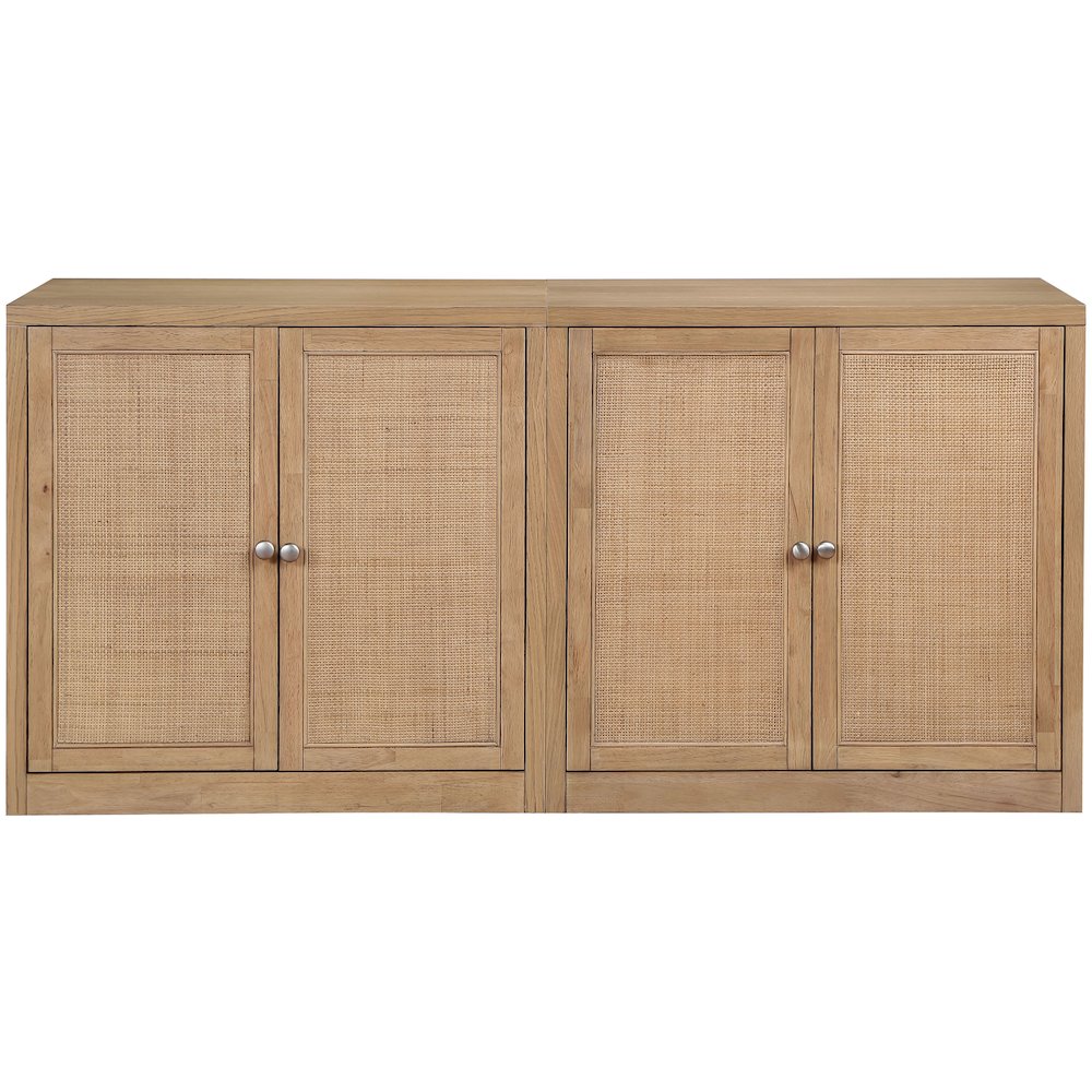 Vero Natural Solid Wood And Oak Veneer 2pc. Sideboard/Buffet