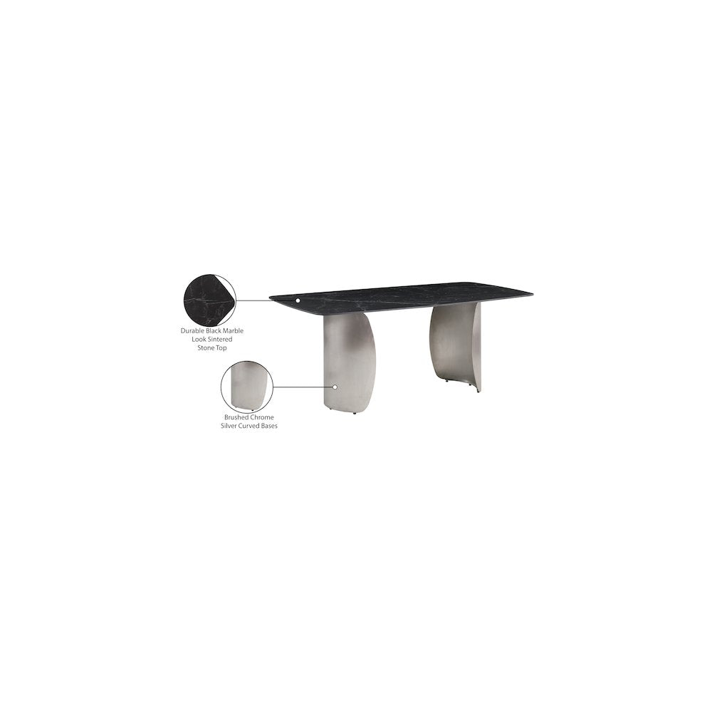 Niya Black Dining Table