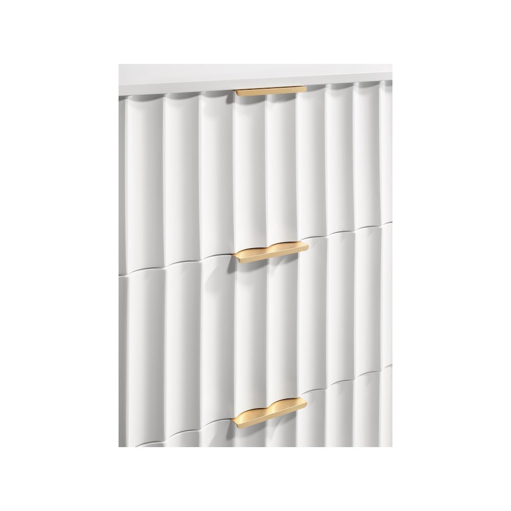 Modernist White Gloss Chest
