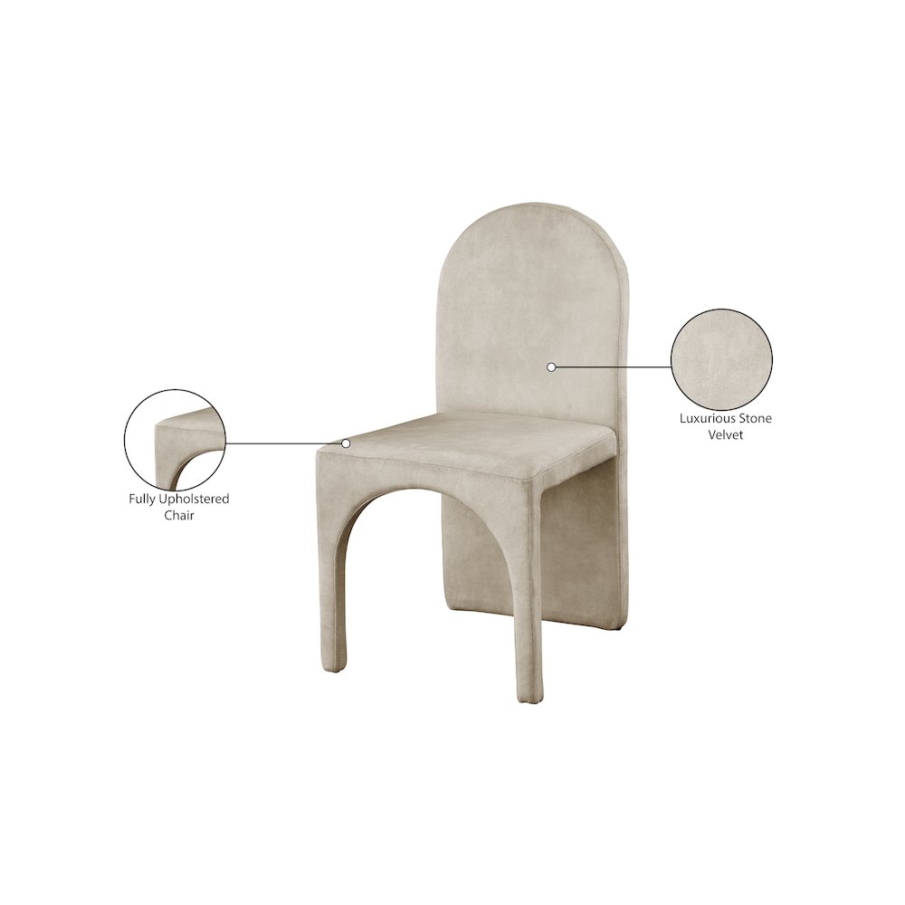 Summer Stone Velvet Dining Side Chair, Set of 2