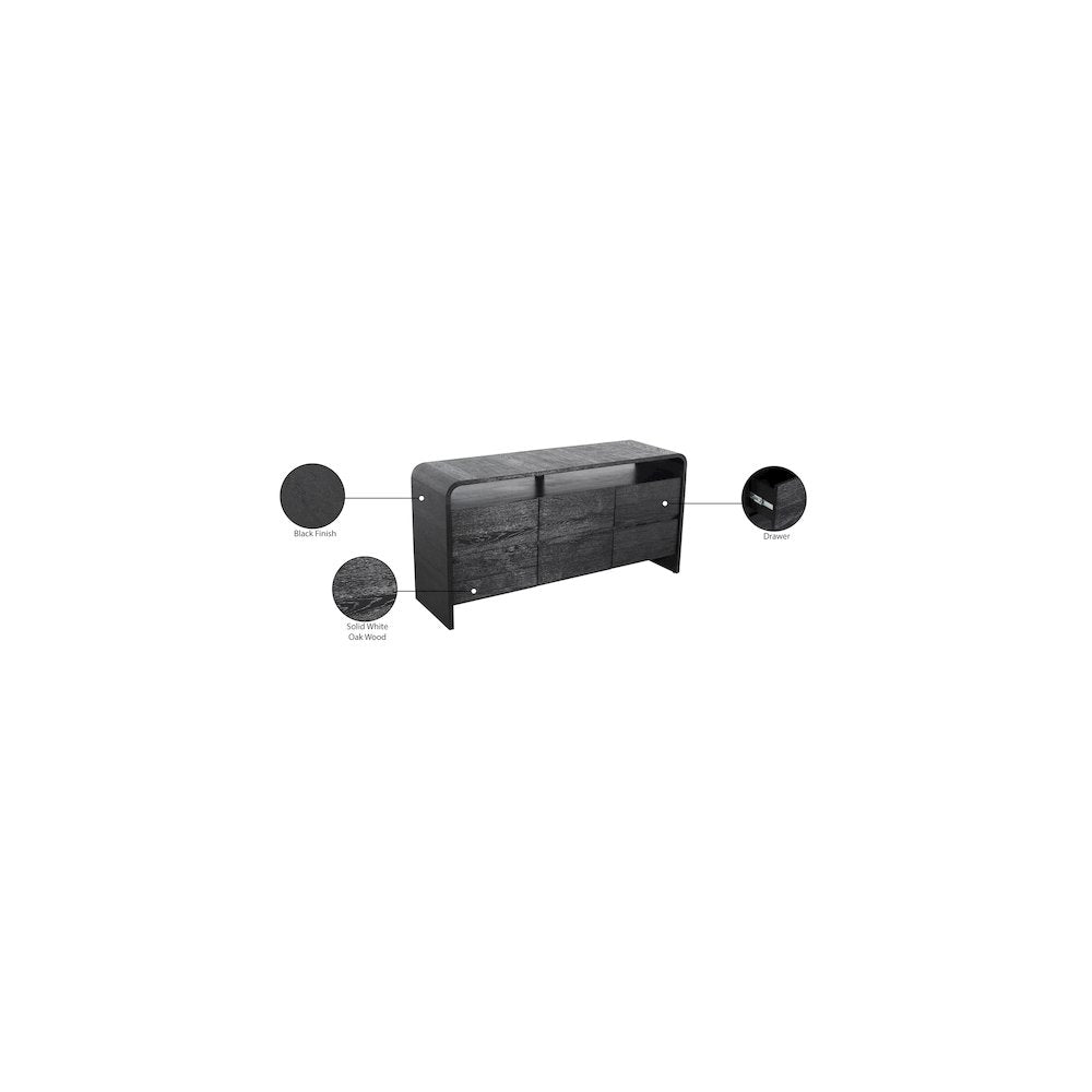 Cresthill Black Dresser
