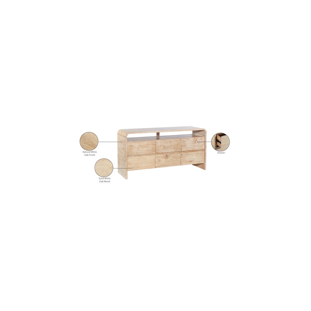 Cresthill Natural Dresser