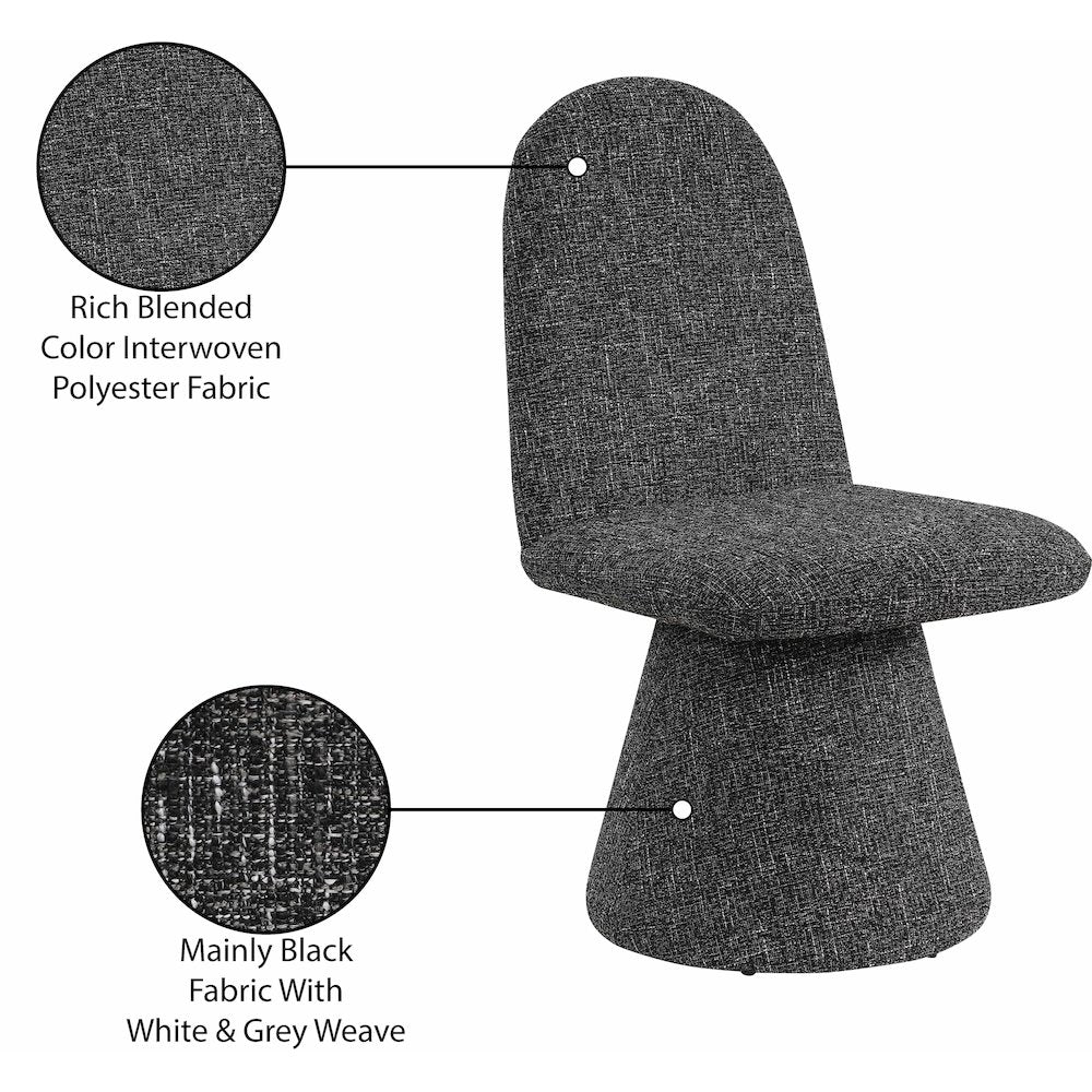 Renuar Black Dining Chair, Set of 2