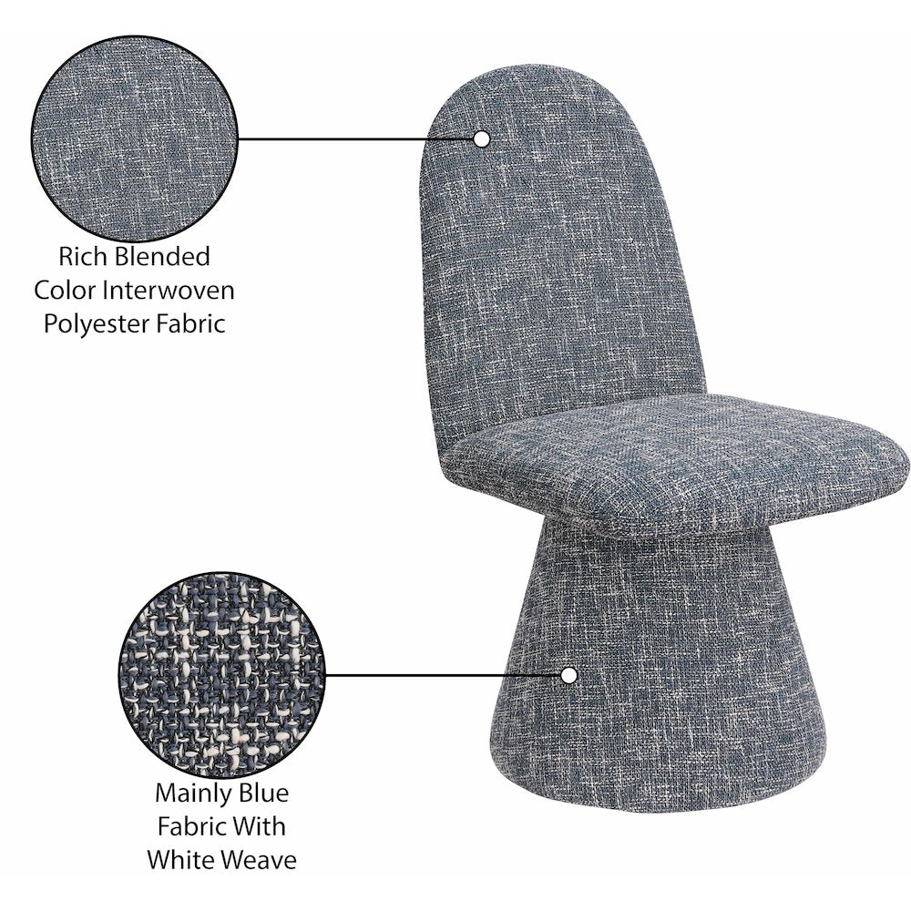 Renuar Blue Dining Chair, Set of 2