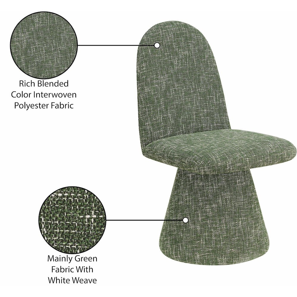 Renuar Green Dining Chair, Set of 2