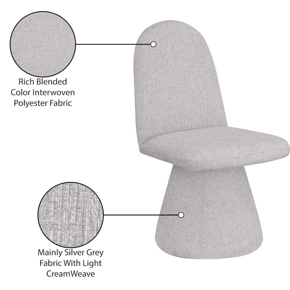Renuar Grey Dining Chair, Set of 2