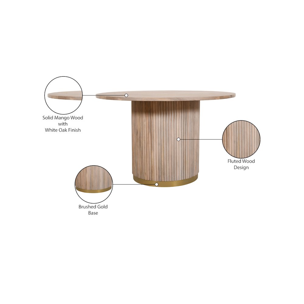 Oakhill Natural Dining Table