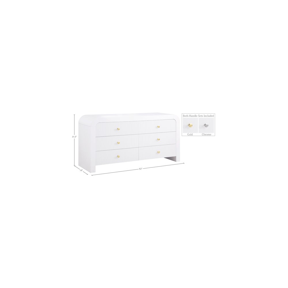 Artisto White Dresser