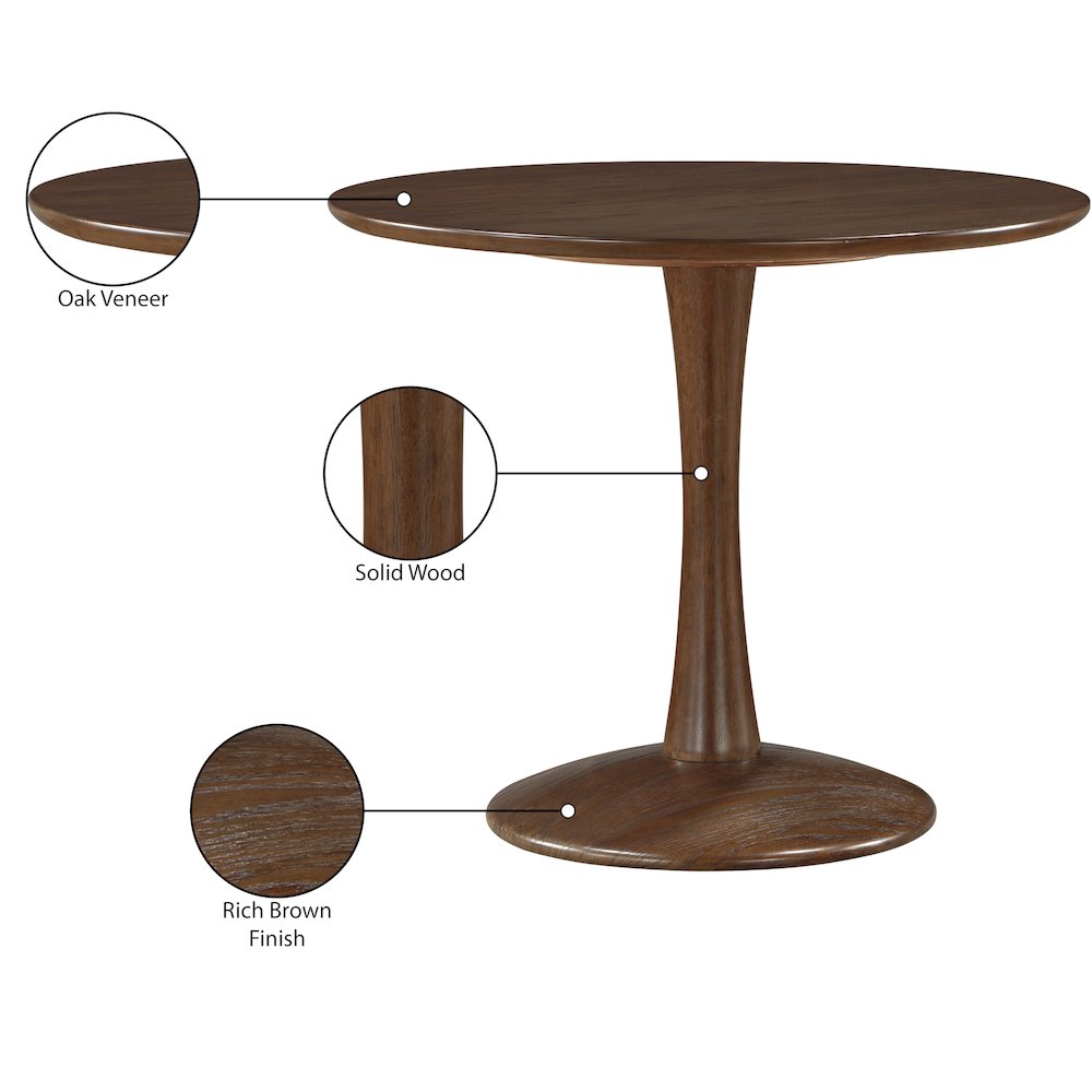 Tulip Brown Dining Table