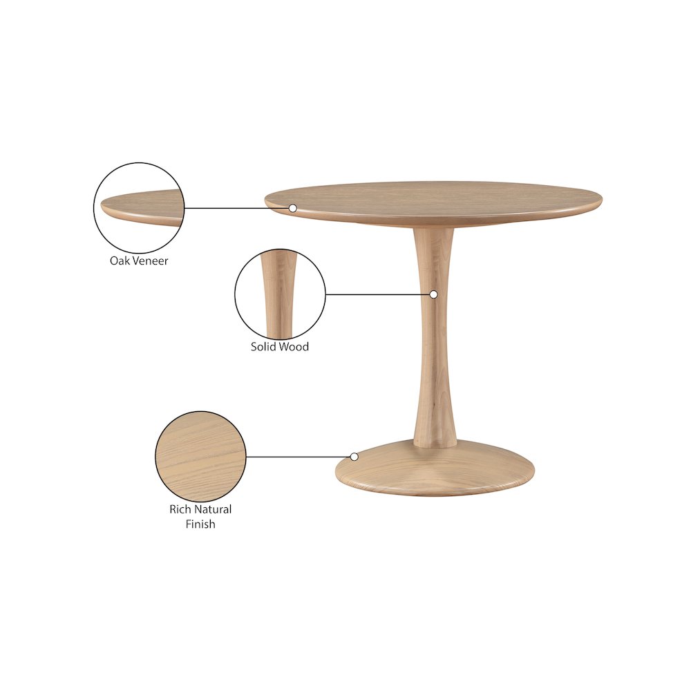 Holly Natural Oak Dining Table