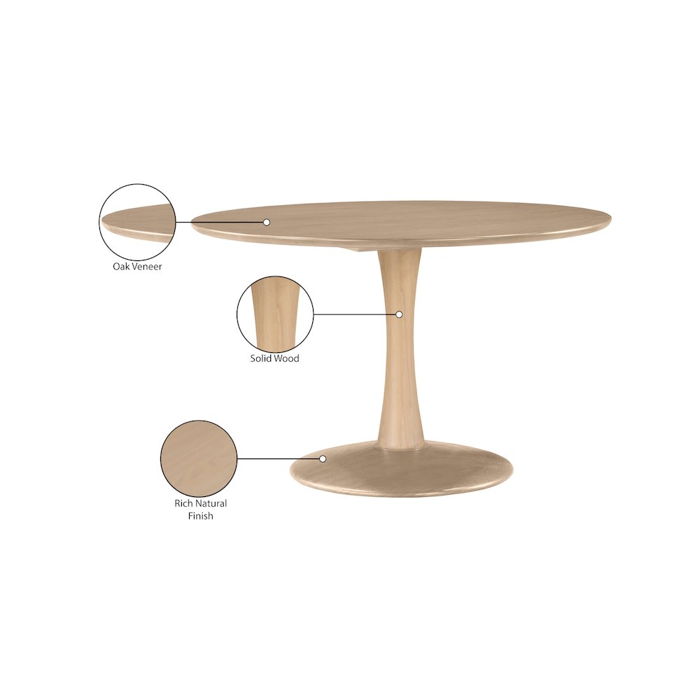 Holly Natural Oak Dining Table