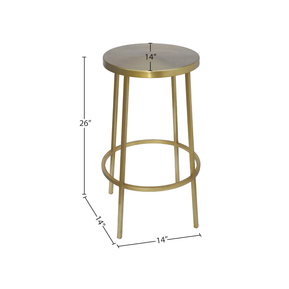 Tyson Gold Iron Counter Stool