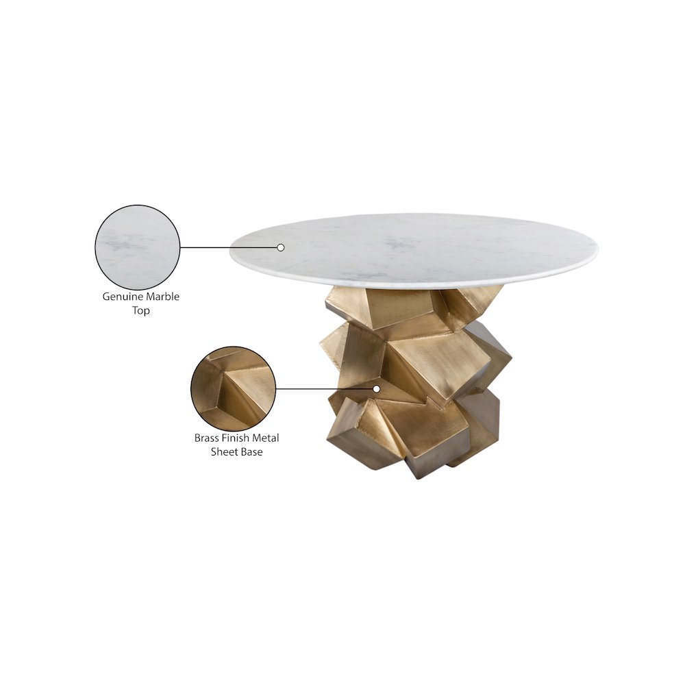 Walker White Dining Table