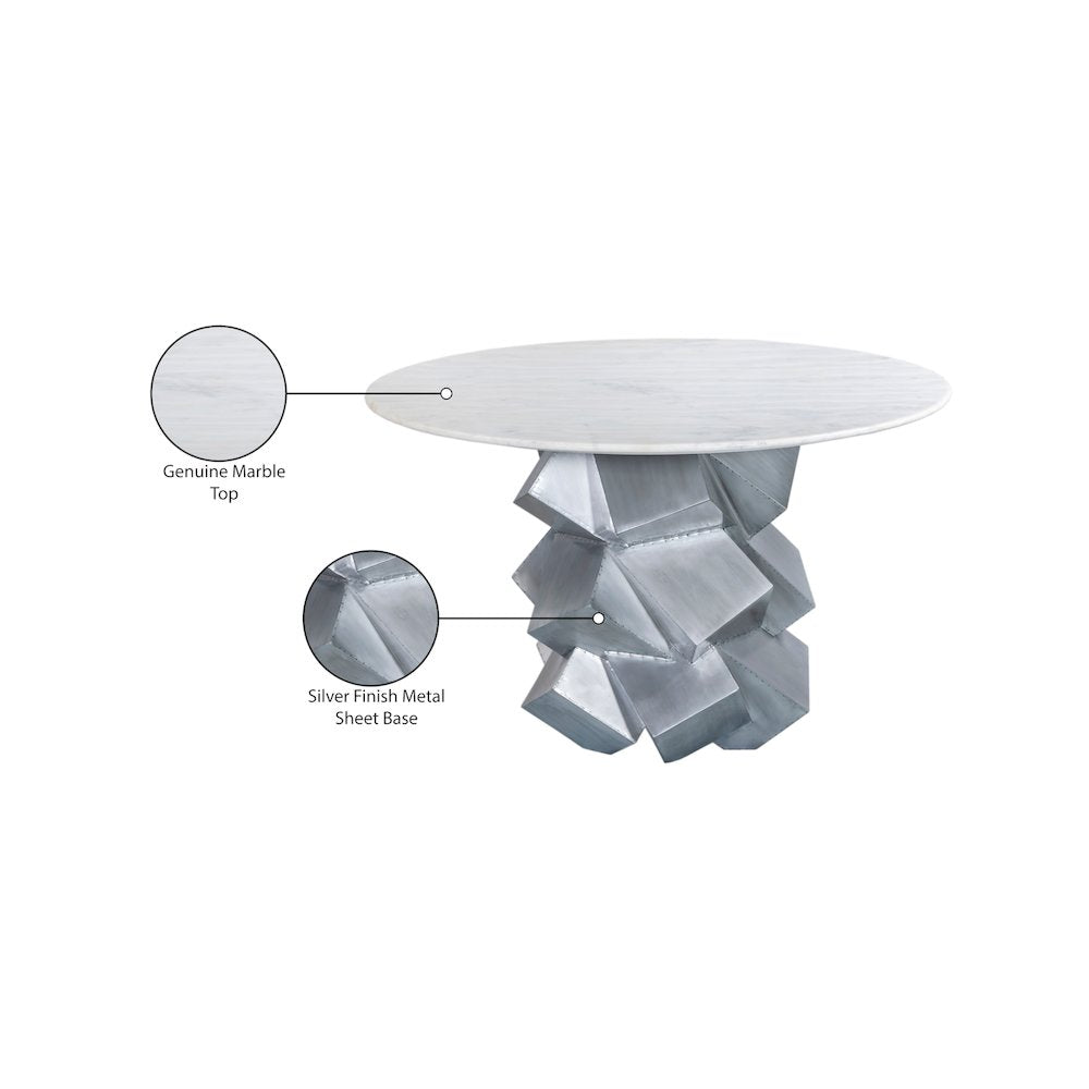 Walker White Dining Table