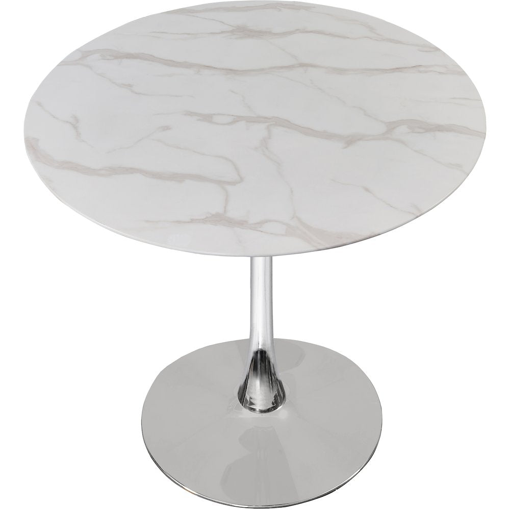 Holly Chrome Dining Table