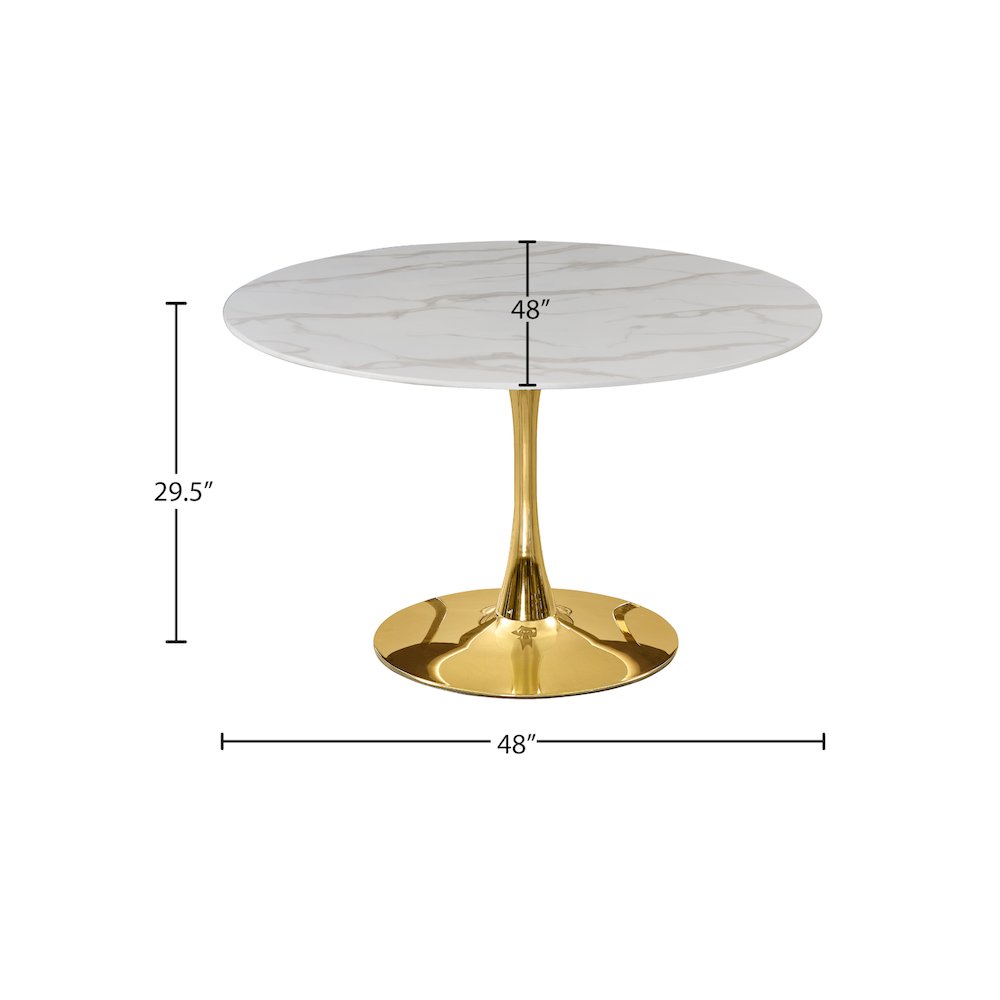 Holly Gold Dining Table