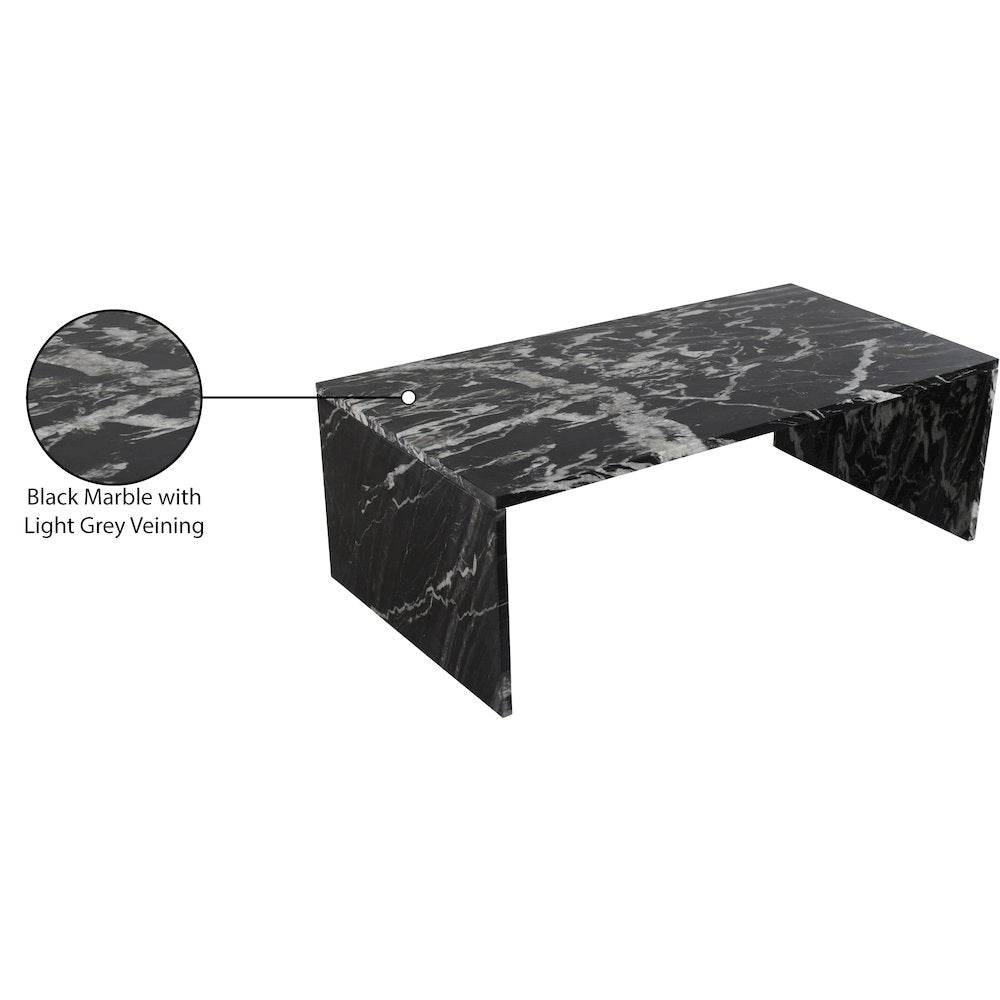 Vernazza Black Marble Coffee Table