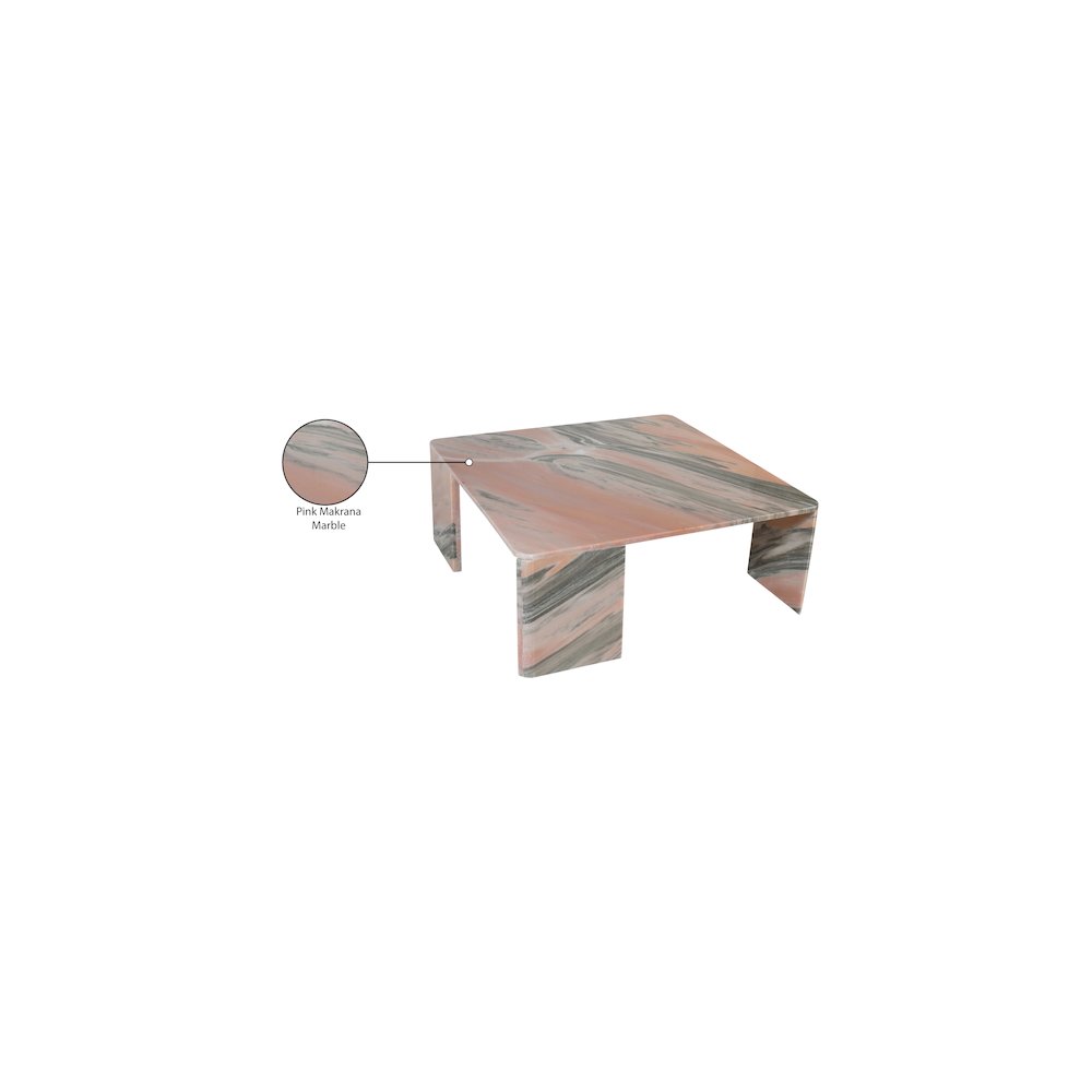 Livorno Pink / Light Grey Coffee Table