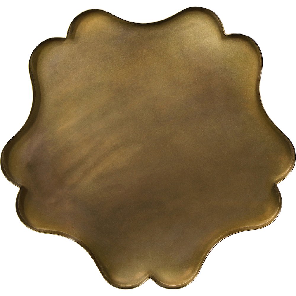 Eloise Brass Iron End Table