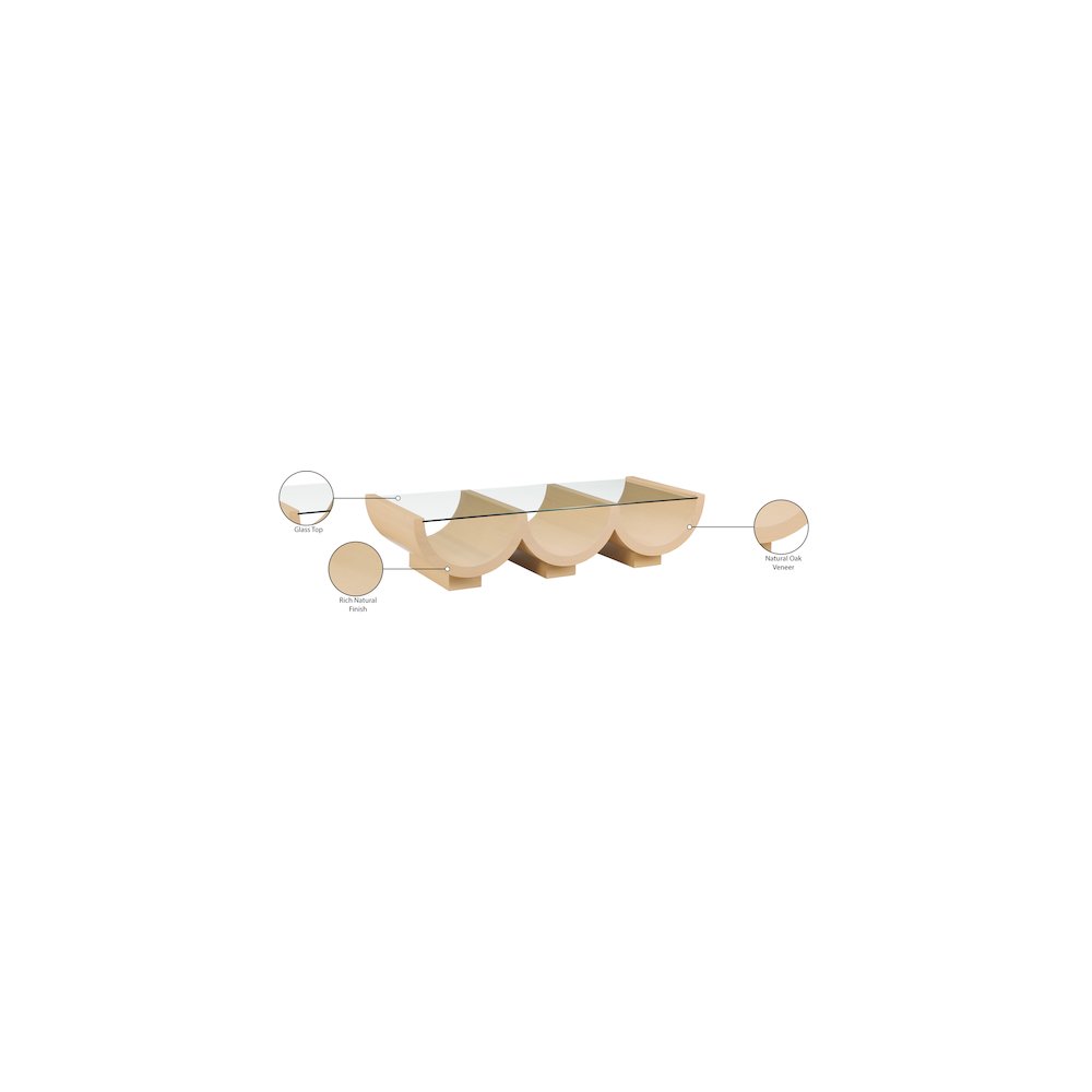 Beverwil Natural Oak Coffee Table