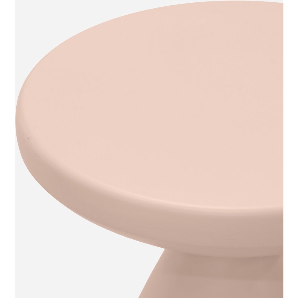 Anika Pink Iron End Table