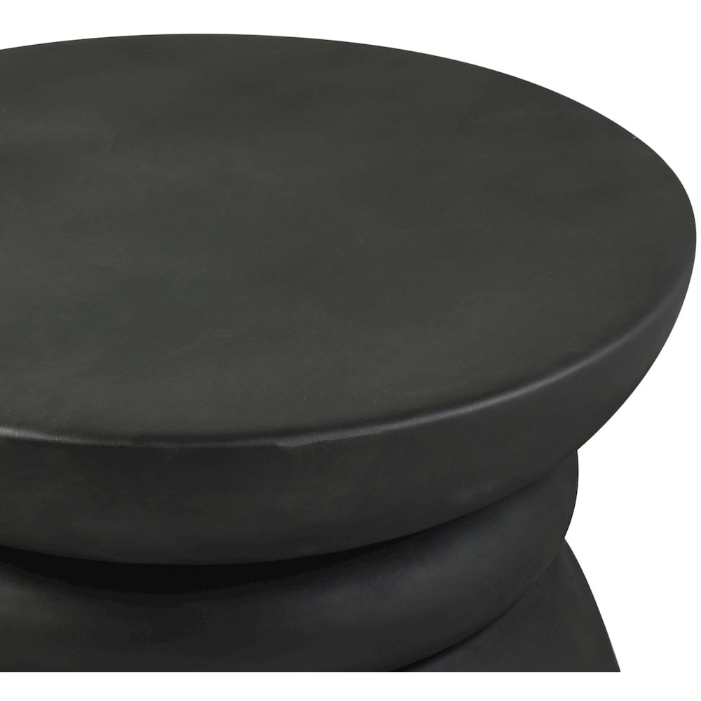 Collins Black Aluminum Coffee Table