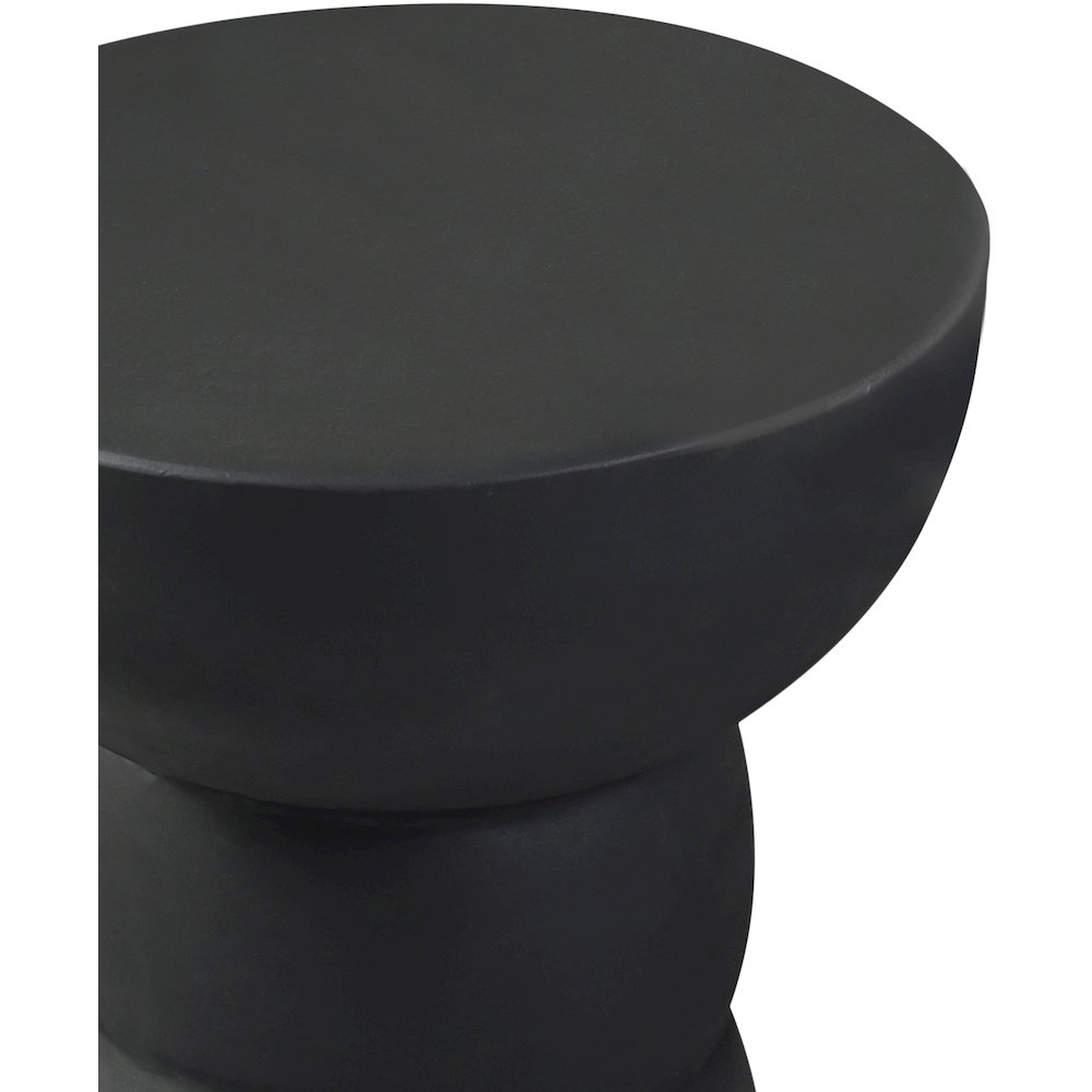Collins Black Aluminum End Table